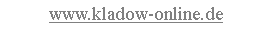 Textfeld: www.kladow-online.de