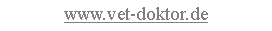 Textfeld: www.vet-doktor.de